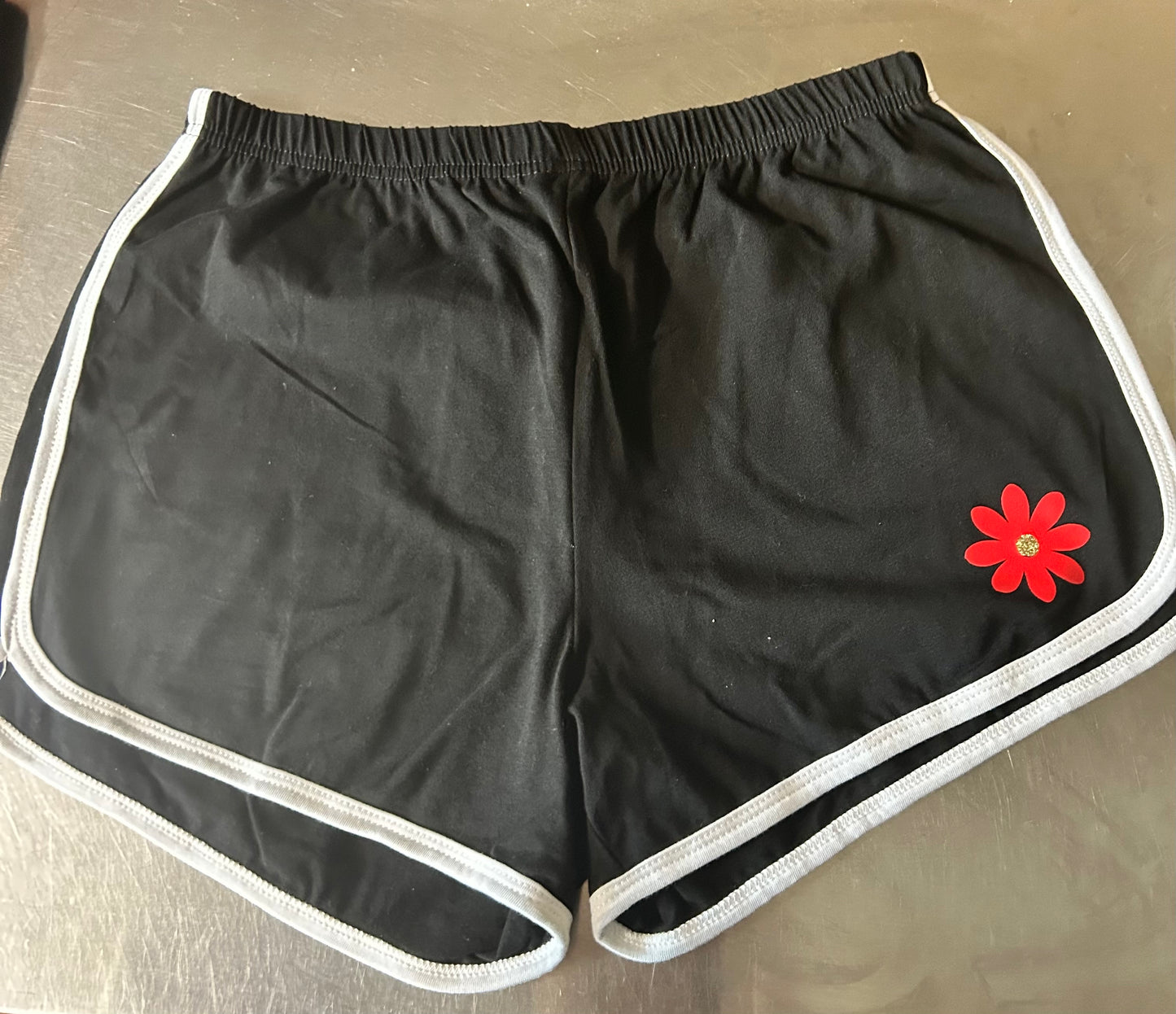 Black BMFS gym shorts