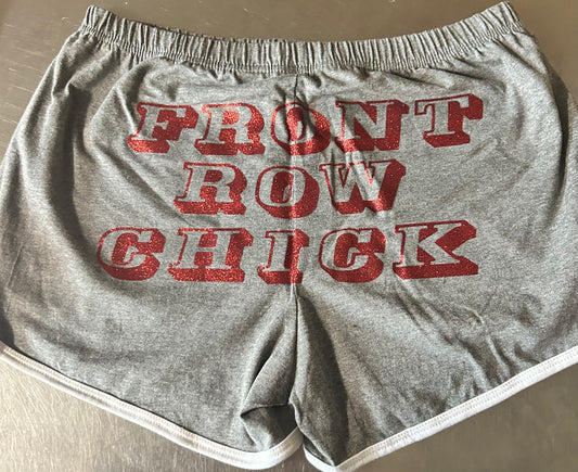 Front row chick gym shorts