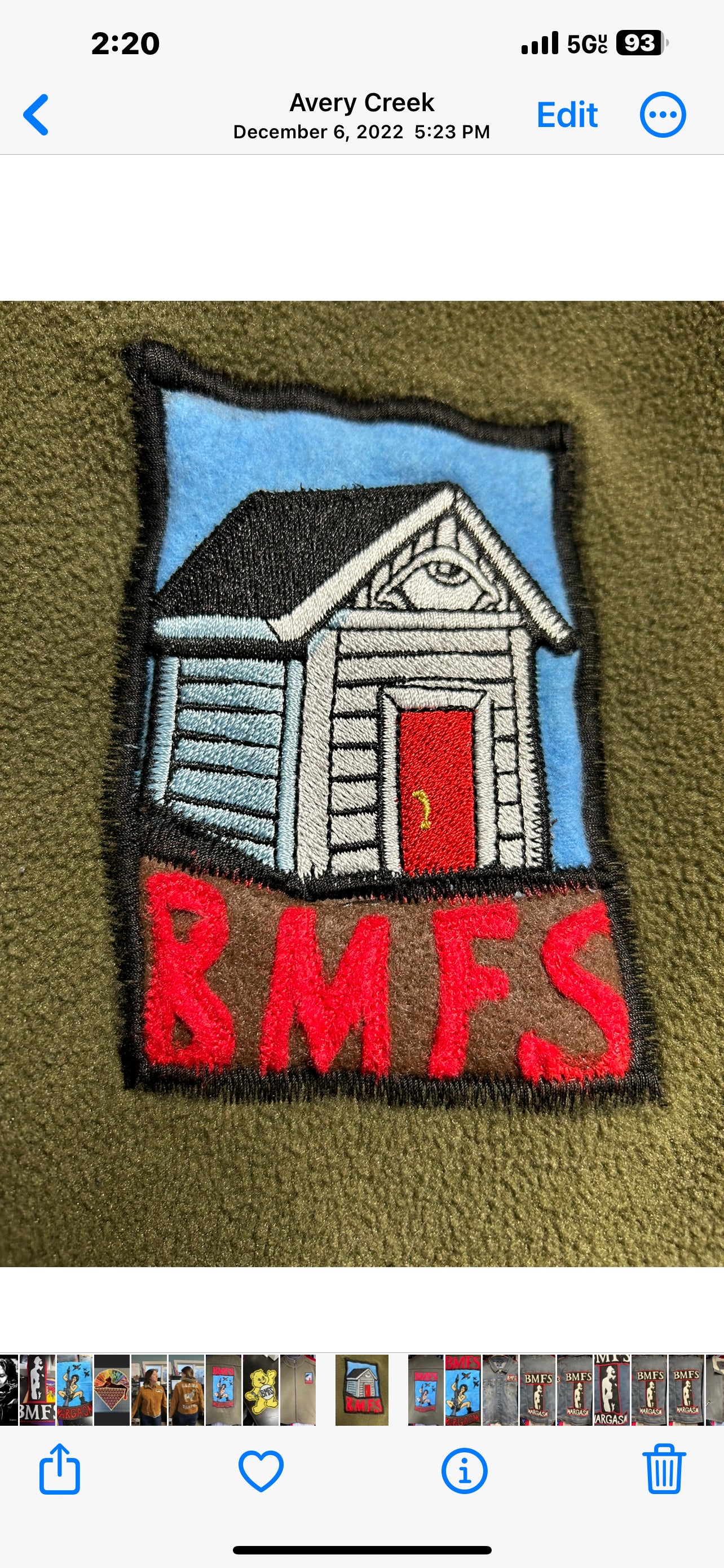 BMFS Wargasm fleece vest