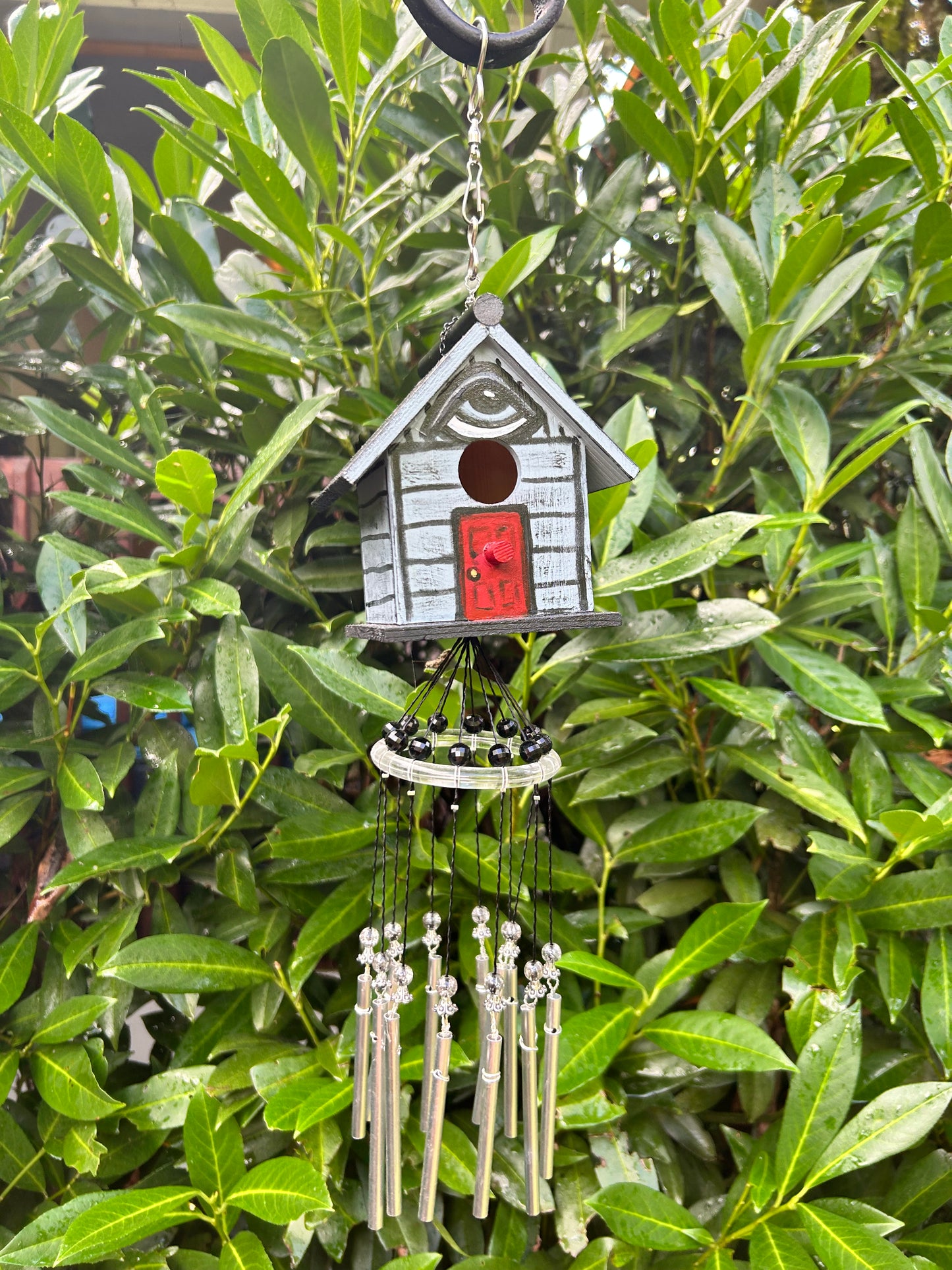 BMFS HOME birdhouse windchime