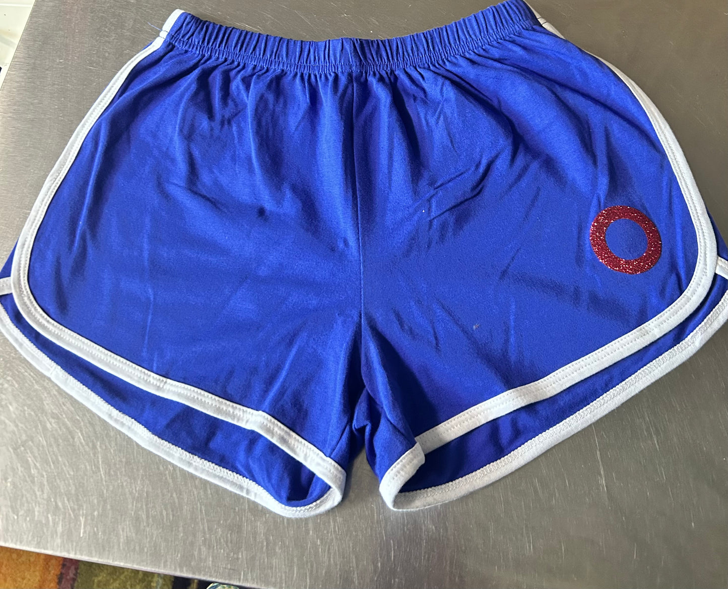 Blue funky bitch shorts