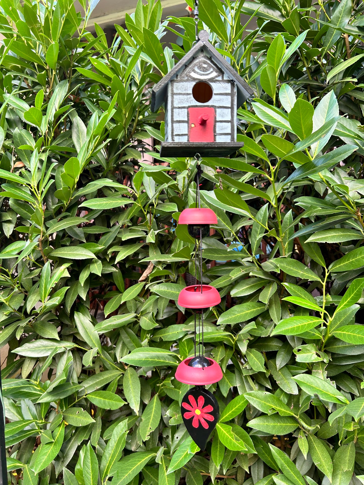 BMFS HOME inspired hand painted birdhouse windchimes