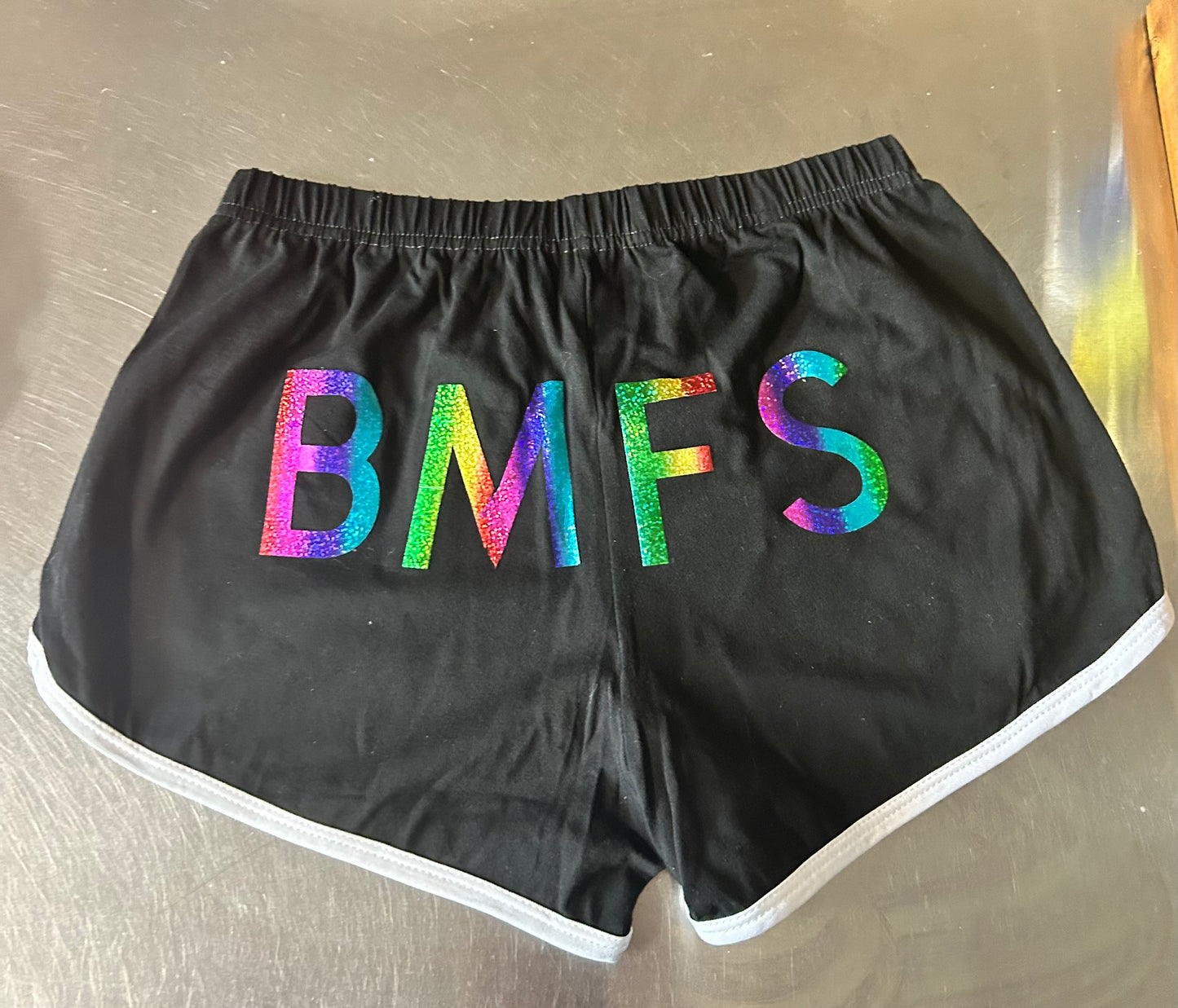 BMFS Rainbow gym shorts