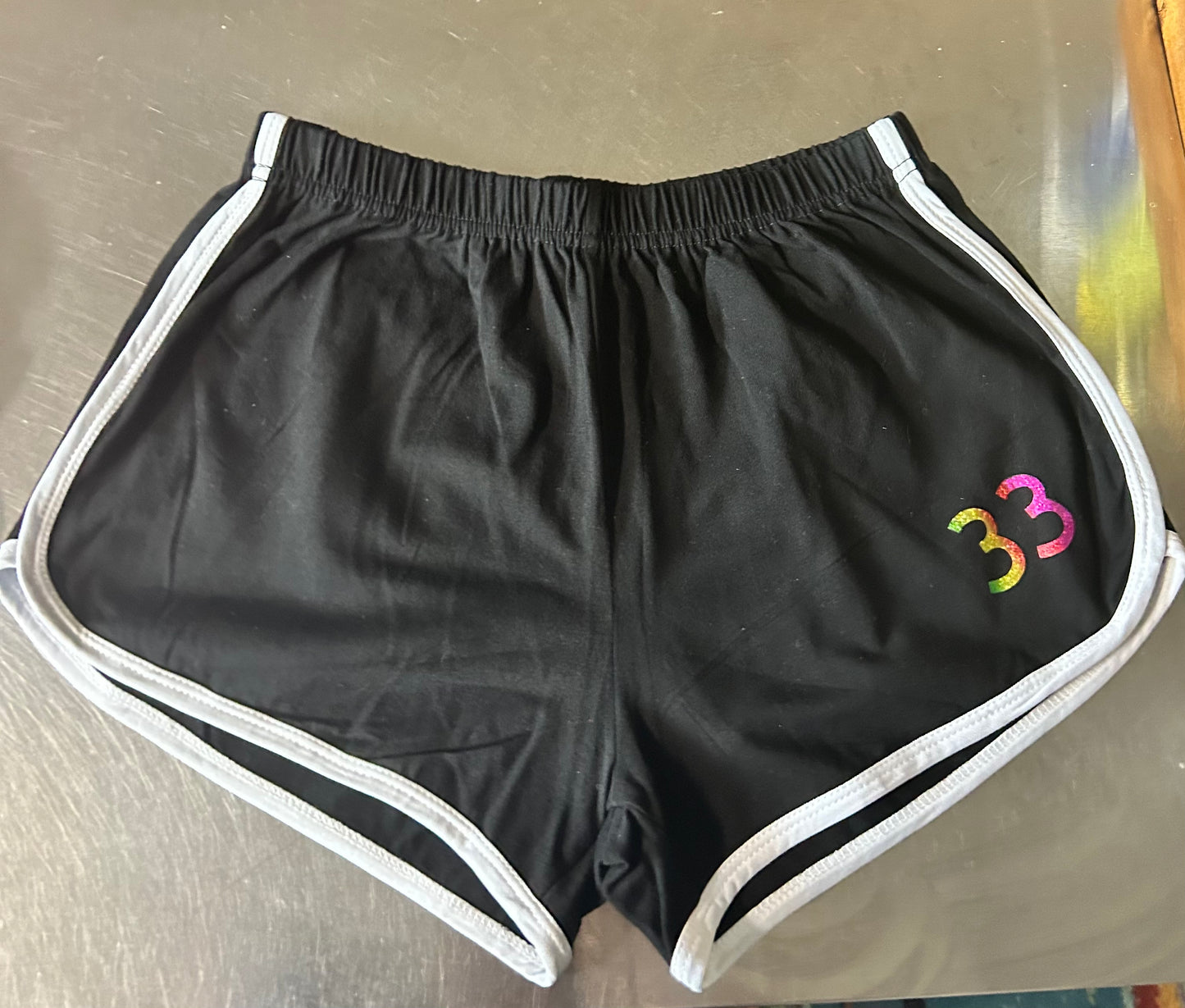 BMFS Rainbow gym shorts