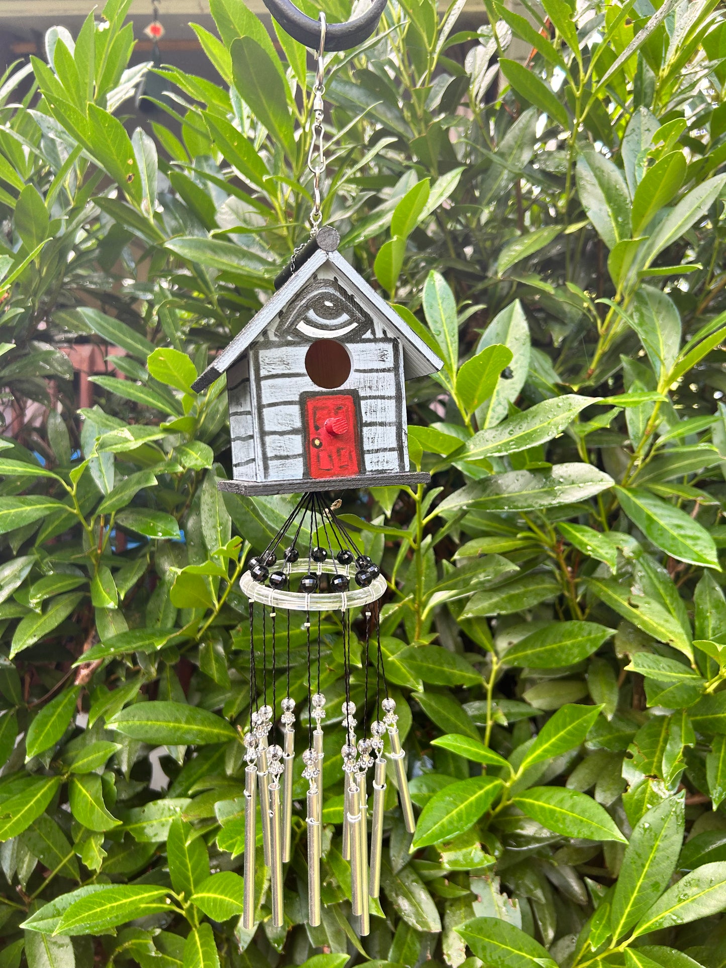 BMFS HOME birdhouse windchime