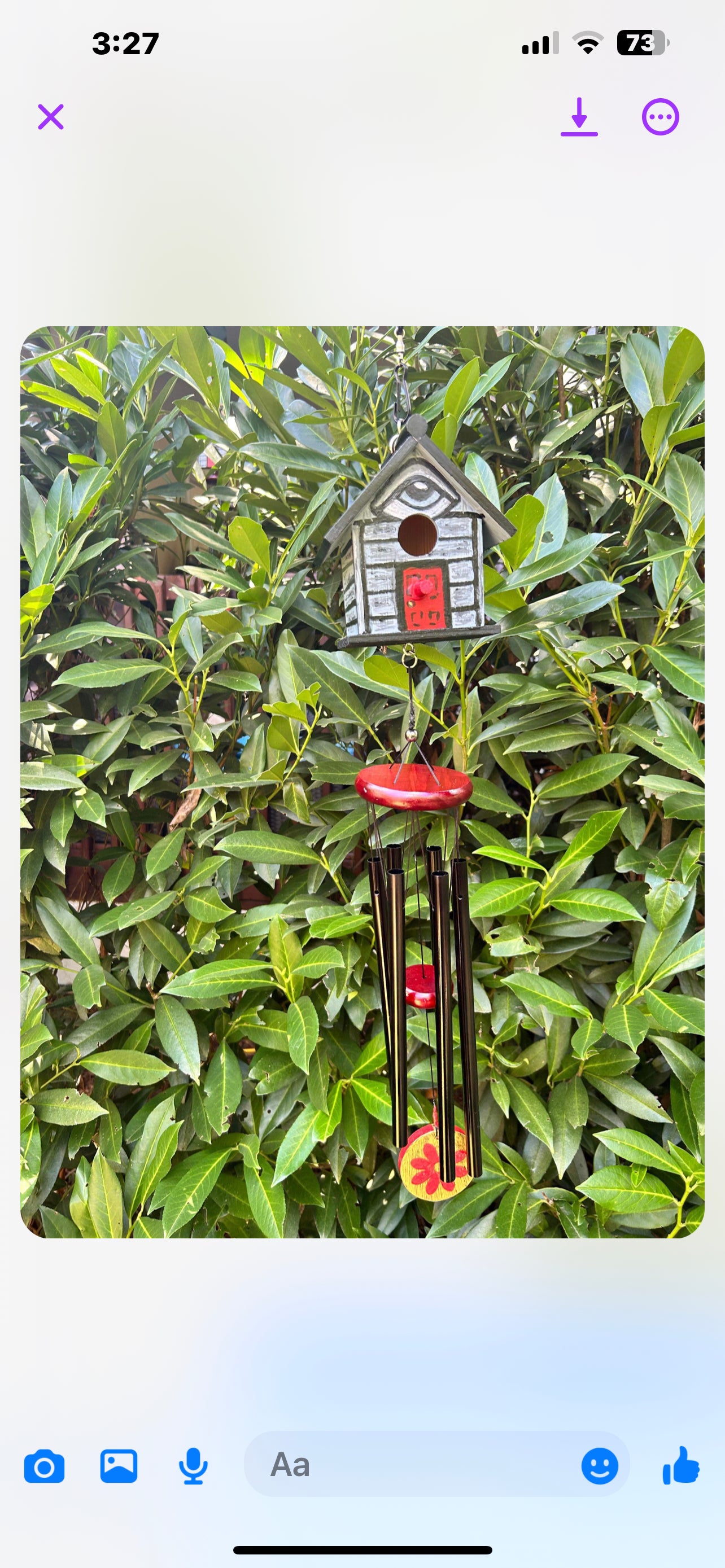 BMFS HOME inspired hand painted birdhouse windchimes