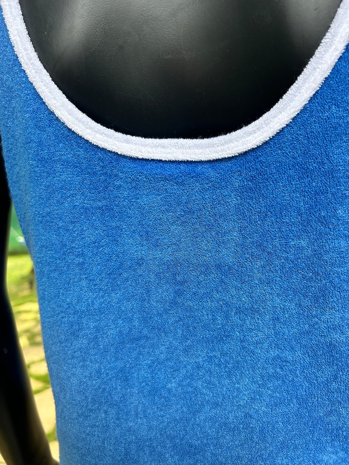 Terry cloth BMFS upcycled top