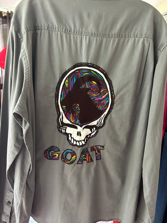 Men’s grateful goat shirt