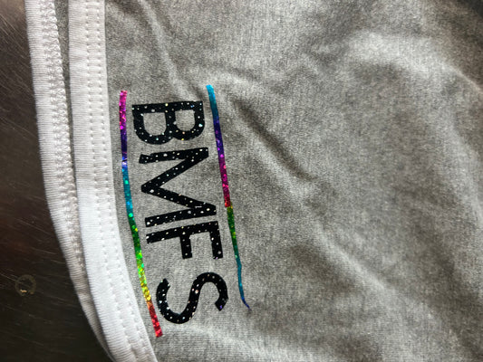 BMFS running rainbow shorts