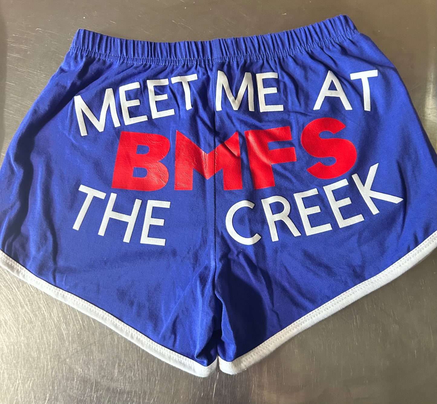 BMFS meet me at the creek gym shirts